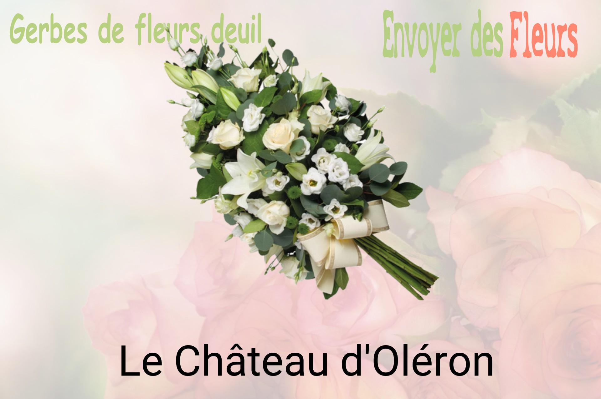 Gerbe de fleurs de deuil livrée à Le Château-d'Oléron